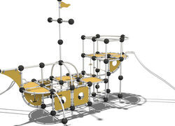 Детский городок «Корабль» предназначен для детей и подростков