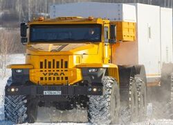 Автозавод «УРАЛ» создал Арктический автопоезд