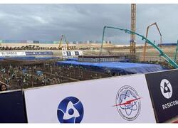 Начата заливка бетона в основание четвёртого блока АЭС «Эль-Дабаа» в Египте