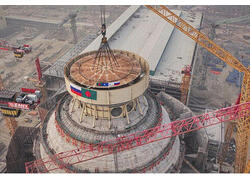 На энергоблоке № 2 АЭС «Руппур» в рекордные сроки смонтирована система пассивного отвода тепла