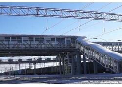 Новый пешеходный переход открылся на железнодорожной станции Исилькуль в Омской области