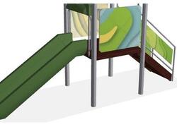 Горка &laquo;Зефир&raquo; является центром притяжения на&nbsp;детской площадке