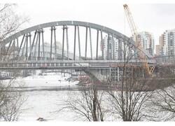 В&nbsp;Химках установлен пролёт моста на&nbsp;трассе будущей ВСМ-1