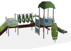 Детский городок &laquo;Корфу&raquo; легко становится украшением площадки