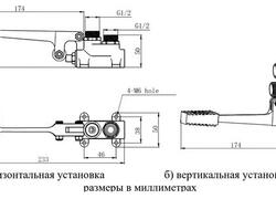 Педальный кран. Когда нельзя трогать руками