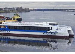 На СЗ «СНСЗ» спущен на воду пассажирский катамаран «Форт Александр I» проекта 04580