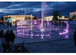 Самая большая пешеходная аллея фонтанов в Евразии официально открылась в Благовещенске