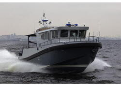 На СЗ «Озерная верфь» спущен на воду катер «Ладога» проекта 15МJ