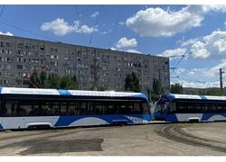 В волгоградский трамвайный парк поступила очередная партия современных составов «Львенок»