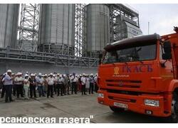 В Кирсанове Тамбовской области открылся комплекс по приёму, очистке, сушке и хранению зерна
