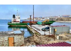 На&nbsp;острове Беринга продолжается строительство грузопассажирских причалов