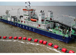 Земснаряд «Николай Русанов», построенный для ВКМСК, вошел в состав ФГУП «Росморпорт»