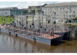 На Судостроительном завод имени Октябрьской революции спустили на воду судно-мишень проекта 436бис