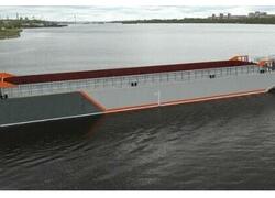 Череповецкий судостроительный завод построил очередную баржу проекта RDB 4608