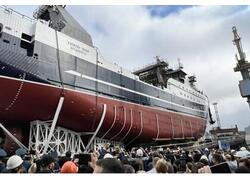 На Адмиралтейских верфях спустили на воду траулер «Капитан Юнак» проекта СТ-192