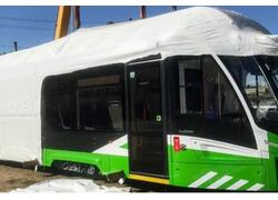 В Курск привезли еще 4 трамвая «Львенок»