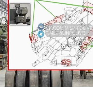 Т-90М c&nbsp;установленным КАЗ &laquo;Арена-М&raquo;