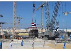 На 3-м энергоблоке АЭС «Эль-Дабаа» стартовал монтаж корпуса устройства локализации расплава.