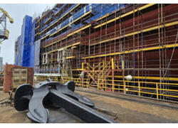 На ледоколе «Чукотка» завершили строительство корпуса.