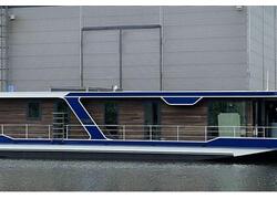 На СЗ «Ушаковские верфи» спущен на воду хаусбот проекта VOYAGE 1500