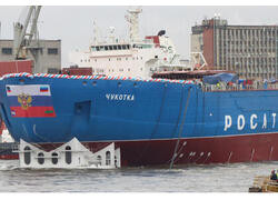 Универсальный атомный ледокол «Чукотка» спущен на воду