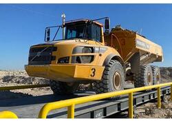 Автомобильные весы для карьерных автомобилей с шарнирно-сочлененной рамой