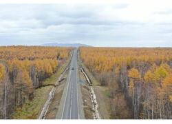 Участок Южно-Сахалинск&nbsp;&mdash; Ноглики в&nbsp;составе трассы А-393 перевели в&nbsp;асфальтобетон