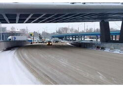 В Новосибирске запущено движение по правобережной развязке четвёртого моста