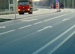 Перевели в четырёхполосное исполнение 30 км А-114 около Череповца