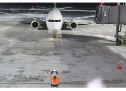 Новый терминал магаданского аэропорта принял первый пробный рейс