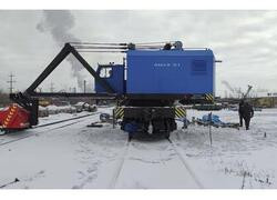 «Челябкрансервис» выпустил первую железнодорожную снегоуборочную машину