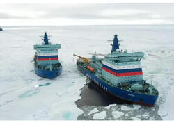 В&nbsp;России строятся одновременно 3 новых атомных ледокола
