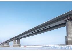 Второй мост через Обь в Сургуте готов почти на 70%