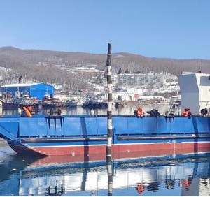 Ливадийский РСЗ спустил на&nbsp;воду самоходную баржу проекта 20220А