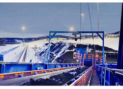 Порт «Лавна» отгрузил первую партию угля