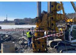 Строительство автомобильного моста через Витим