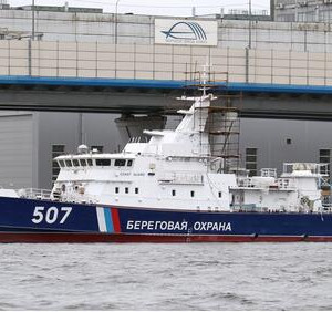 На&nbsp;СЗ &laquo;Алмаз&raquo; спущен на&nbsp;воду пограничный корабль проекта 10410