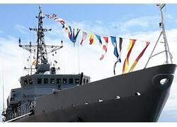 На тральщике «Афанасий Иванников» проекта 12700 подняли флаг ВМФ