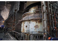 На Череповецком меткомбинате завершён капитальный ремонт комплекса конвертера № 1