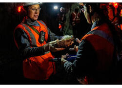 На шахте «Глубокая» Норникеля вскрыта первая залежь богатой руды