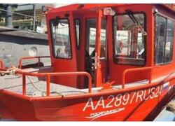 Лесопожарный катер в 2021 году отправился в Красноярск.