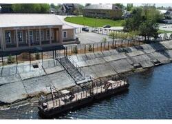 Плавучий причал.