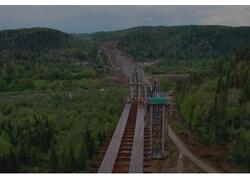 Строители надвинули 252 метра пролетов на самой длинной эстакаде на Южном Урале