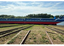 В&nbsp;Томской области спущена на&nbsp;воду баржу-площадку проекта RDB 66.68MA