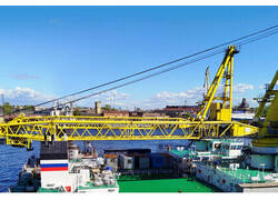 Предприятие «СММ» передало заказчику второй судовой кран «С 4000»