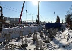 Путепровод &laquo;Дудинка&raquo;: началась сборка стапеля