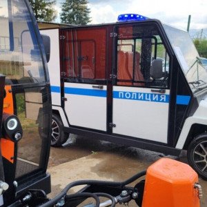 Для работы на&nbsp;массовых мероприятиях: в&nbsp;Дмитрове начали выпуск полицейских электромобилей