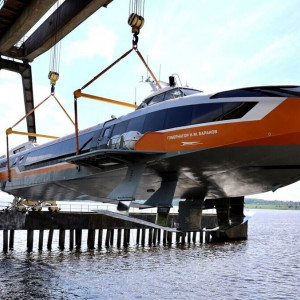 ЦКБ по&nbsp;СПК им.&nbsp;Р.Е. Алексеева спустило на&nbsp;воду СПК &laquo;Губернатор Н.М. Баранов&raquo; и &laquo;Купец Д.В. Сироткин&raquo;