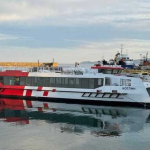 На&nbsp;СЗ &laquo;Море&raquo; спущен на&nbsp;воду головной катамаран &laquo;Сириус-Вектор&raquo; проекта &laquo;Котлин&raquo; проекта 04580