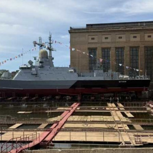 Спущен на&nbsp;воду МРК &laquo;Шторм&raquo; проекта 22800